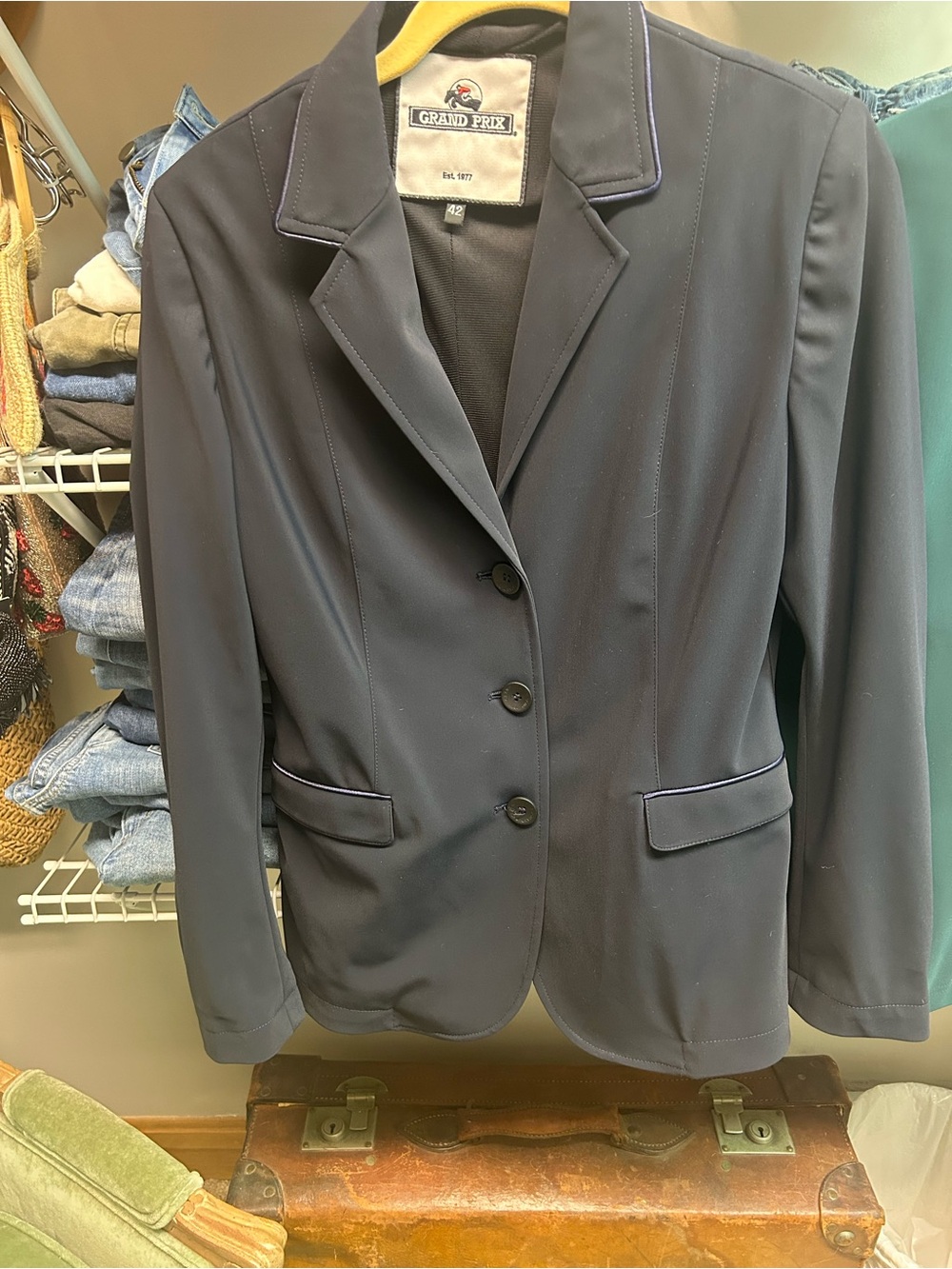Grand Prix Navy Horse Show jacket M